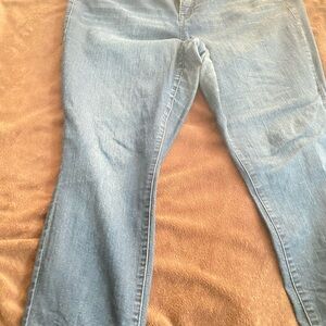Torrid Women's Straight Leg Light Blue Jeans Plus Size